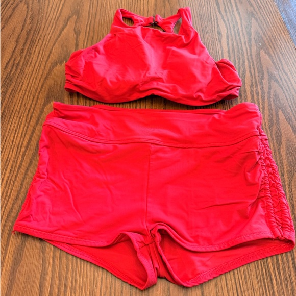 Athleta Vibrant Red Swimwear - Picture 2 of 9